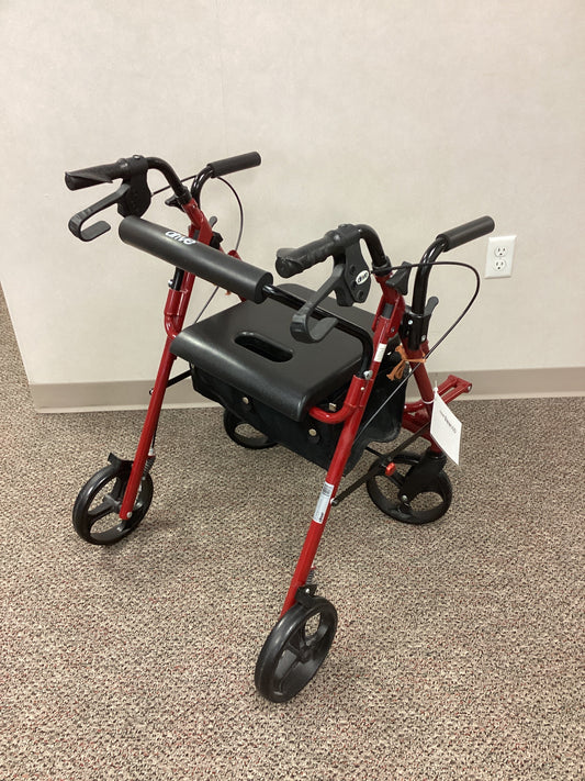 Rollator Walker/Transport Chair Combo