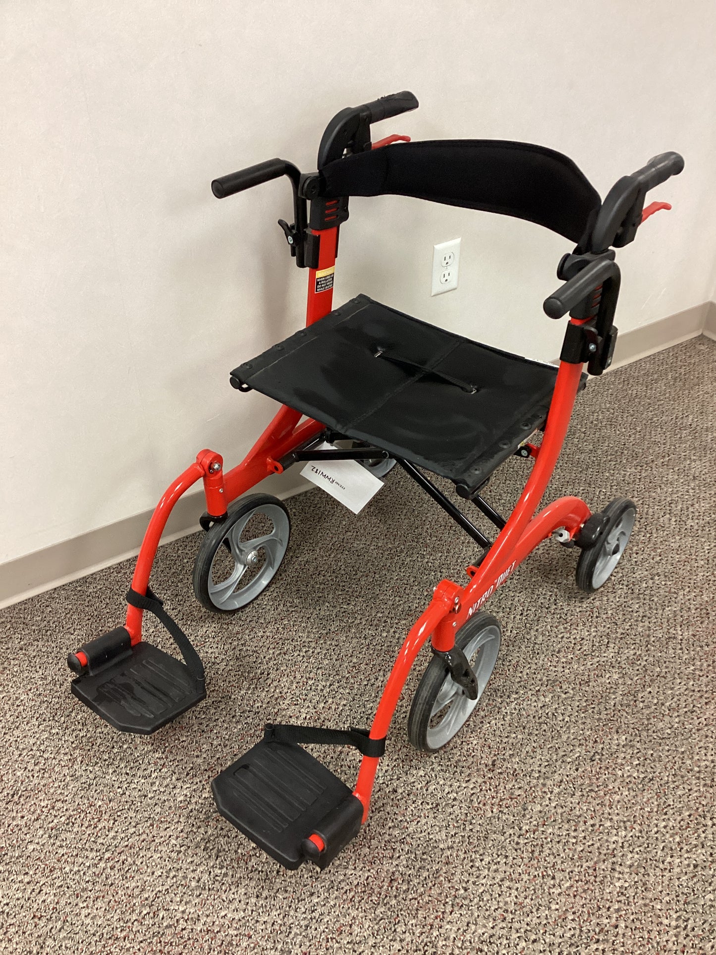 Rollator Walker/Transport Chair Combo