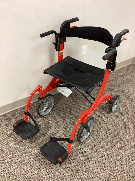 Rollator Walker/Transport Chair Combo
