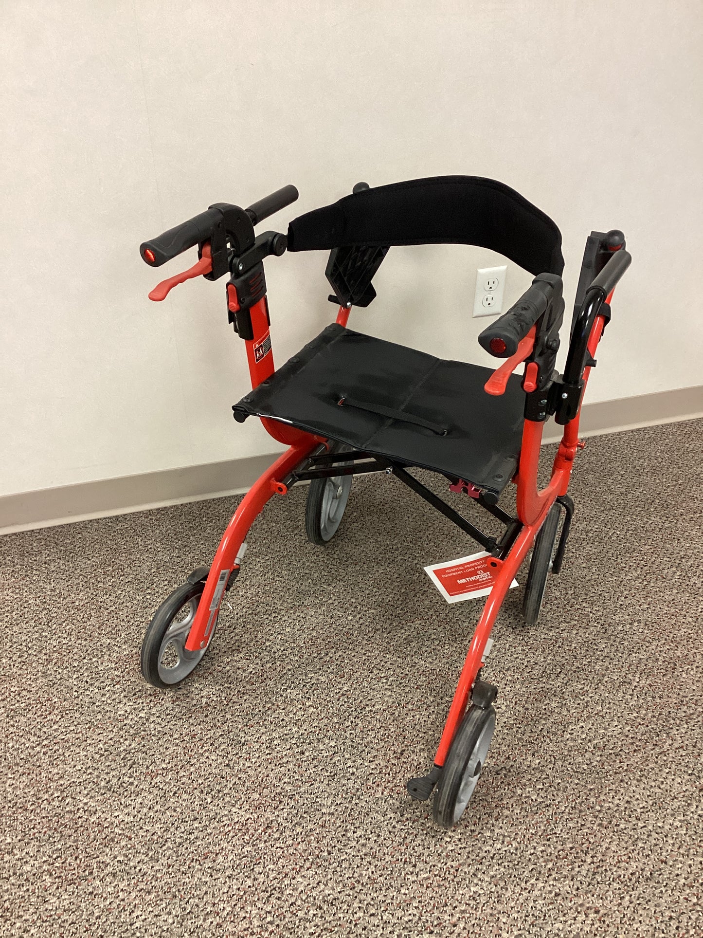 Rollator Walker/Transport Chair Combo
