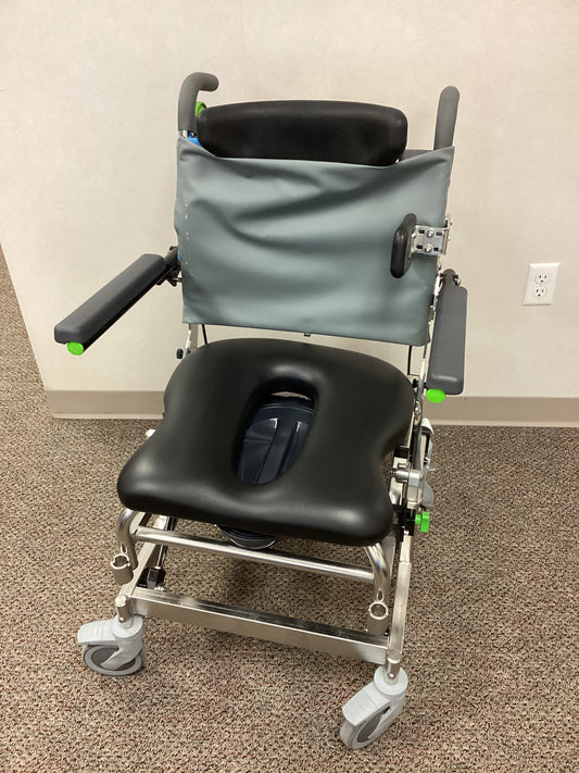 Tilt Rolling Shower Chair and Commode